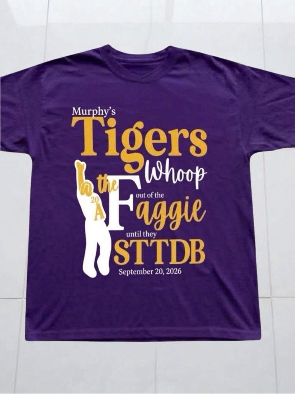 Vintage Purple Murphy’s Tigers Graphic T Shirt
